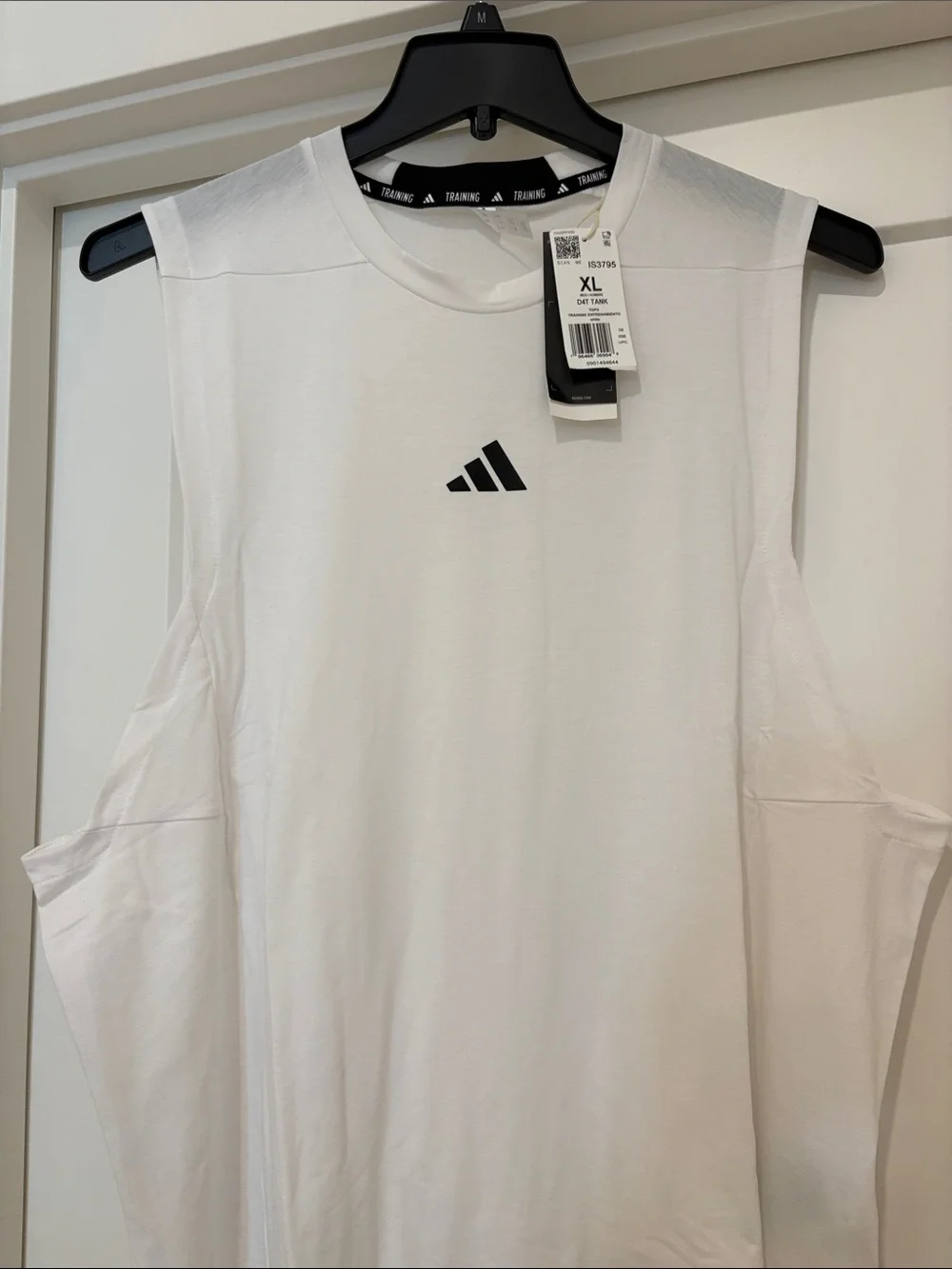 NWT [adidas] Designed For Training Workout Sleeveless Tank Top in White Men’s XL
